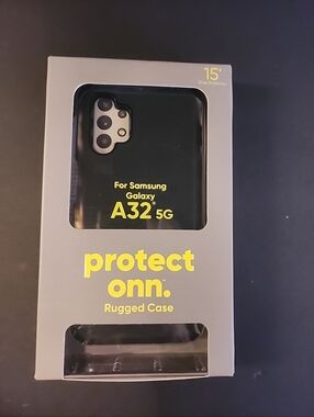 NIB Rugged Phone Case Black For Samsung Galaxy A32 5G